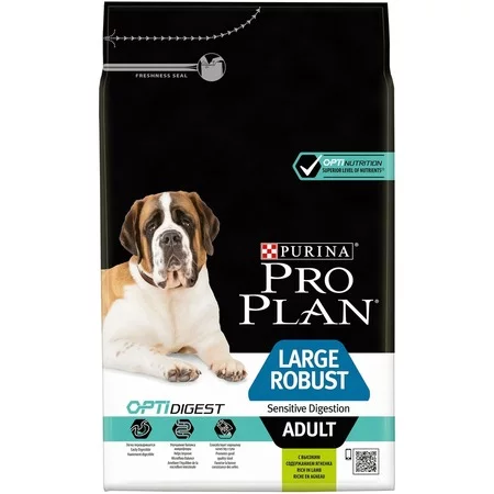 Сухой корм Pro Plan Adult Large Robust для взрослых собак крупных пород с мощным телосложением с ягненком - 3 кг
Сухой корм Pro Plan Adult Large Robust для взрослых собак крупных пород с мощным телосложением с ягненком - 3 кг