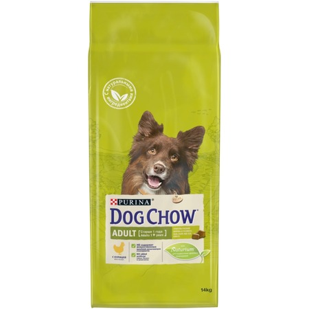 Сухой корм Purina Dog Chow для взрослых собак старше 1 года с курицей  Превью