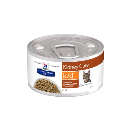 Hills Prescription Diet Kidney Care k/d влажный корм для кошек для поддержания функции почек с рагу - 82 г  Превью