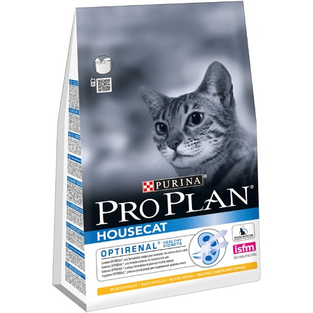 Сухой корм Pro Plan Adult Housecat для взрослых кошек, проживающих в помещении, с курицей - 400 г  Превью