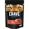 Crave полнорационный влажный корм для кошек, с говядиной, кусочки в желе, в паучах - 70 г