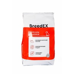 BreedEX сухой корм для щенков средних и крупных пород, с курицей и рисом - 2 кг