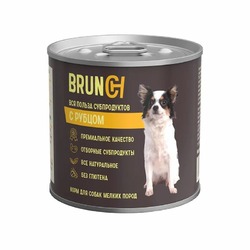 Brunch влажный корм для собак, фарш из рубца, в консервах - 240 г