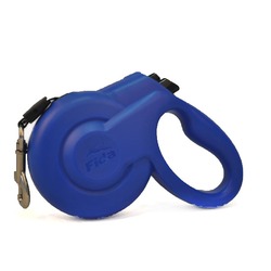 Fida Extendable Стильная рулетка 3 м с выдвижным шнуром для собак мелких пород голубая