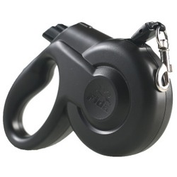 Fida Styleash Стильная рулетка 3 м с выдвижным шнуром для собак мелких пород до 12 кг черная