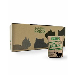 Frais Classique полнорационный влажный корм для котят, с курицей, кусочки в соусе, в паучах - 85 г