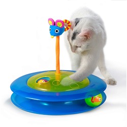 PETSTAGES игрушка для кошек "Трек с двумя мячиками"
