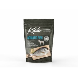 Kudo Adriatic Fish Medium & Maxi Adult сухой корм для взрослых собак средних и крупных пород с чувствительным пищеварением, с рыбой - 3 кг