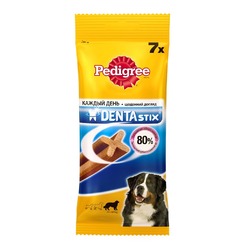 Pedigree Denta Stix лакомство для собак крупных пород, для чистки зубов, палочки - 270 г