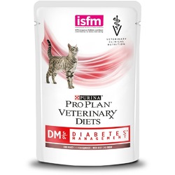 Влажный корм Pro Plan Veterinary Diets DM St/Ox для взрослых кошек при диабете, с говядиной - 10x85 г = 850 г