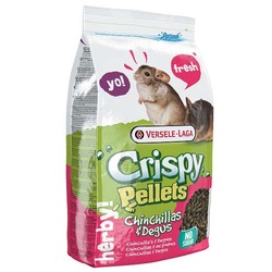 Versele-Laga корм для шиншилл и дегу Crispy Pellets Chinchillas & Degus гранулированный 1 кг