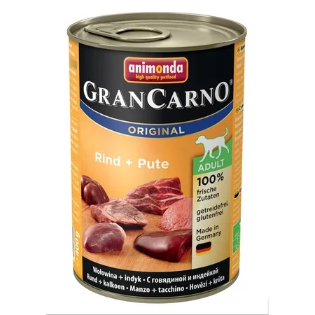 

Animonda Gran Carno Original Adult с говядиной и индейкой - 400 гр х 6 шт