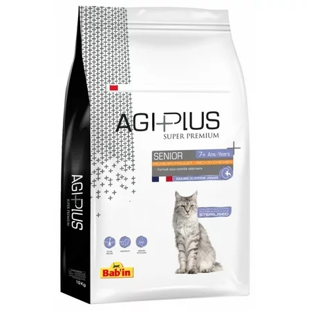 

Babin Agi Plus senior poulet сухой корм для пожилых кошек и котов с курицей