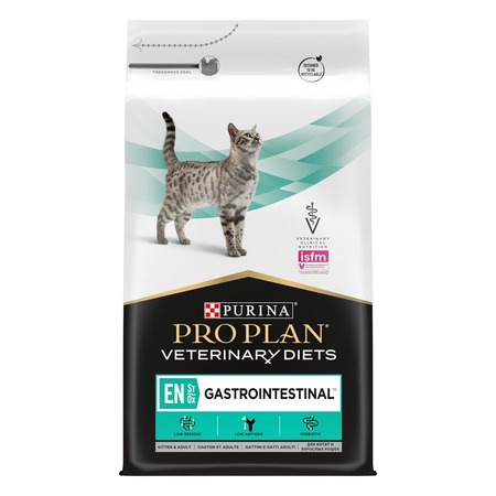 Pro Plan Veterinary Diets EN St/Ox Gastrointestinal сухой корм для взрослых кошек и котят полнорационный диетический при проблемах пищеварения - 5 кг  Превью