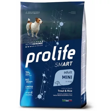 

Prolife Smart Adult Mini сухой корм для собак с форелью и рисом