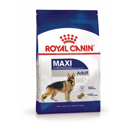 Royal Canin Maxi Adult полнорационный сухой корм для взрослых собак крупных пород в возрасте с 15 месяцев  Превью