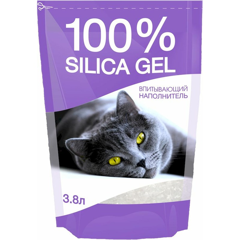 №1 наполнитель Silica Gel для взрослых кошек - 3,8 л 1 наполнитель crystals compact для взрослых кошек 10 л