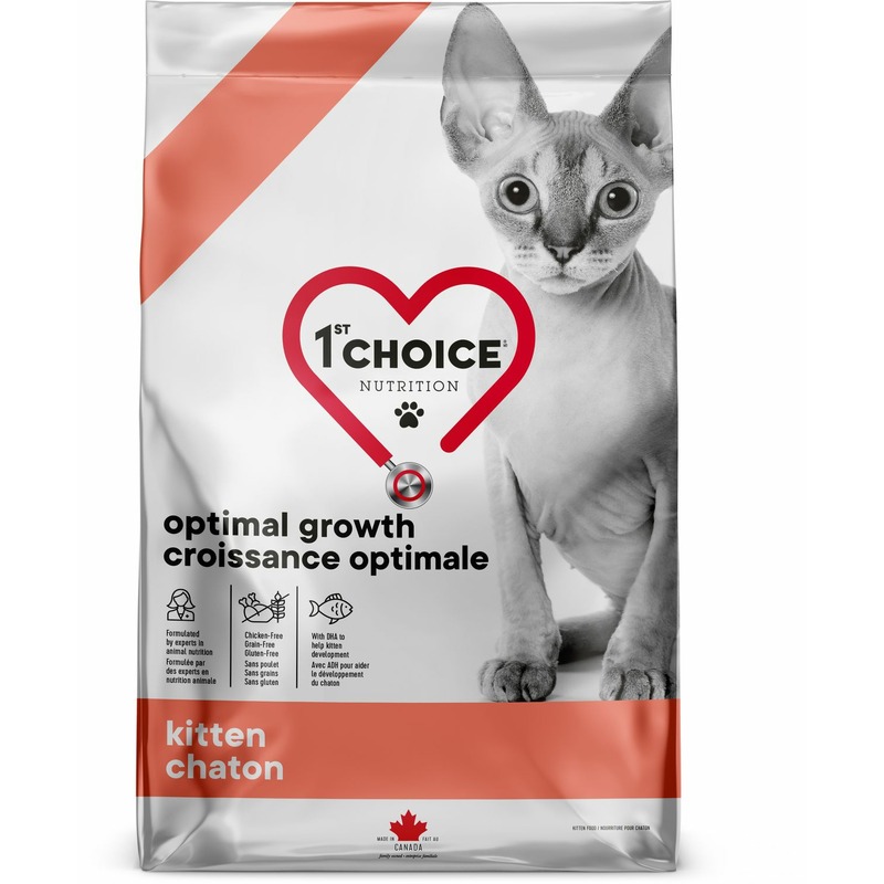 1st Choice GF Care сухой корм для котят всех пород для оптимального роста с треской и лососем - 1,8 кг, размер Для всех пород 102.1.102 - фото 1