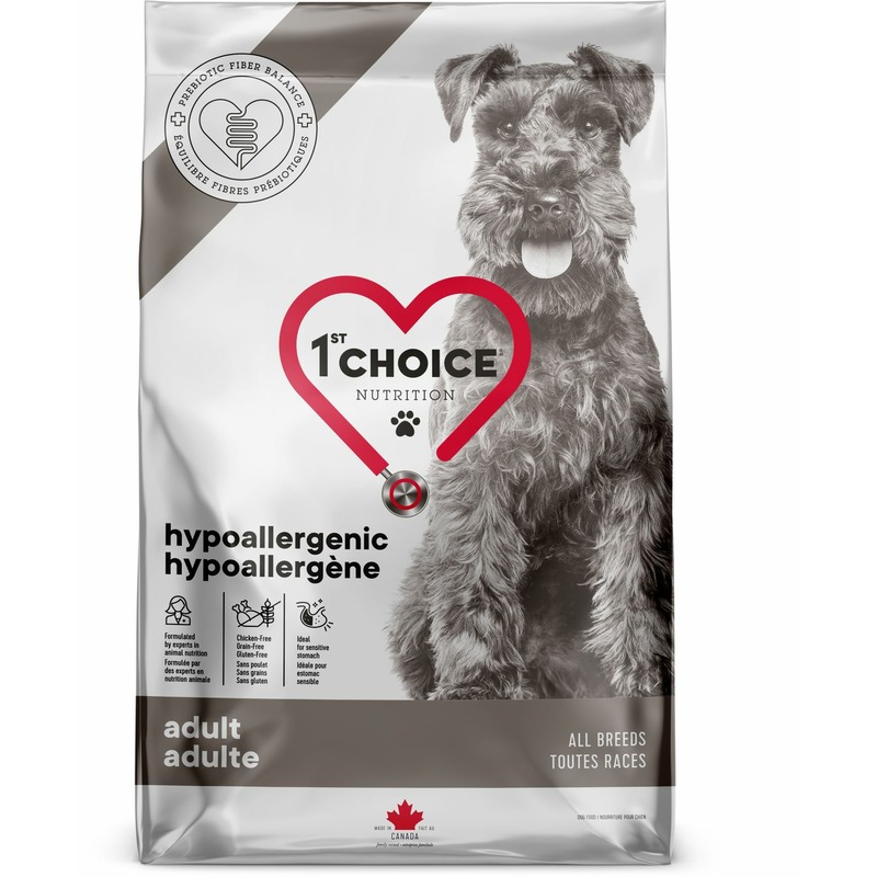 цена Cухой корм 1st Choice GF Hypoallergenic Care для взрослых собак всех пород гипоаллергенный с уткой - 4,5 кг