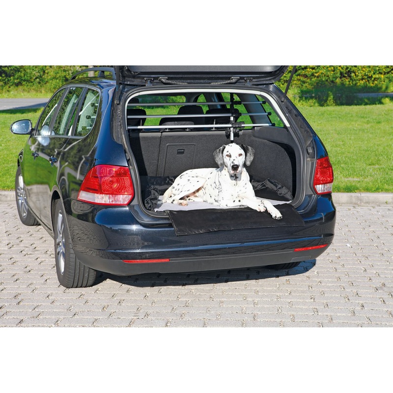Автомобильная подстилка Trixie в багажник для собак 0,95х0,75 м черно-серого цвета автомобильная подстилка trixie для сиденья для собак 1 45х1 60 м