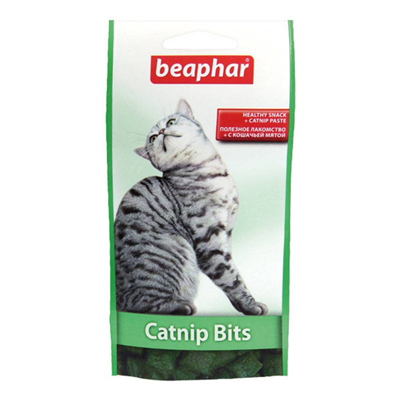 Beaphar Catnip-Bits подушечки для кошек с кошачьей мятой - 75 шт