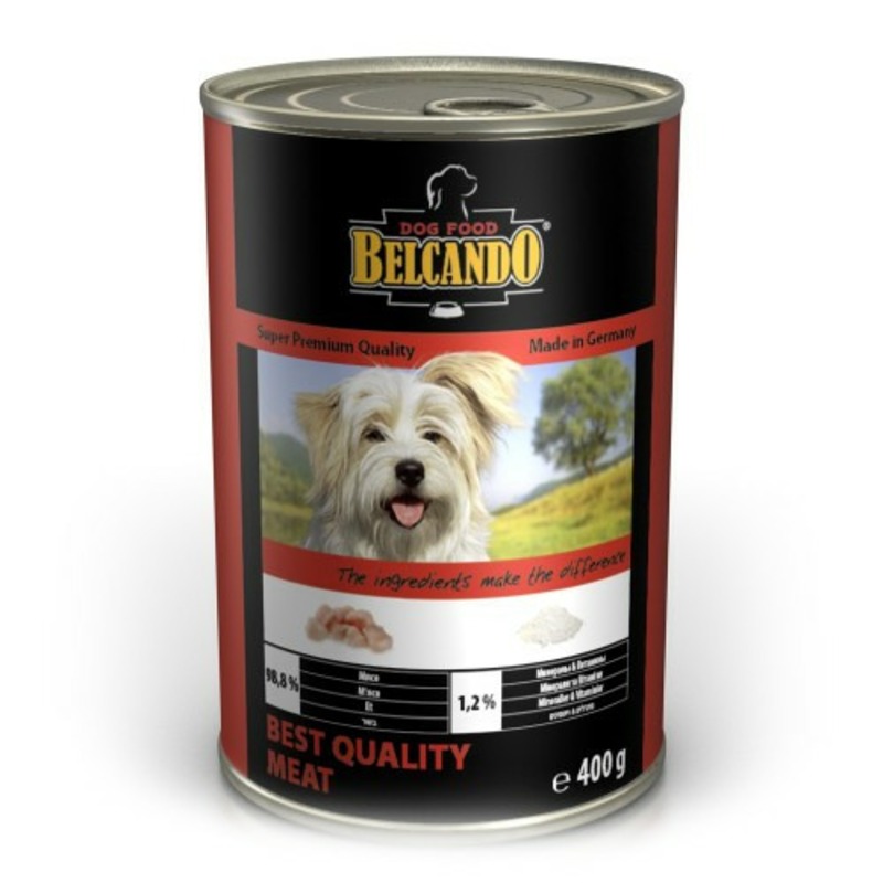 Консервы для собак Belcando Super Premium с отборным мясом - 400 г консервы для собак belcando super premium с индейкой и рисом 400 г