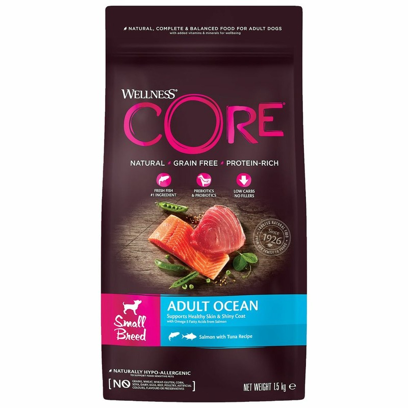core plugin Сore сухой корм для собак мелких пород, из лосося с тунцом, беззерновой - 1,5 кг
