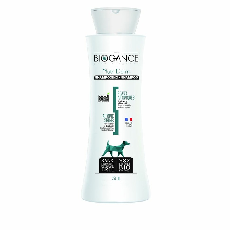 цена Biogance Nutri Derm шампунь для собак для чувствительной или воспаленной кожи, 250 мл