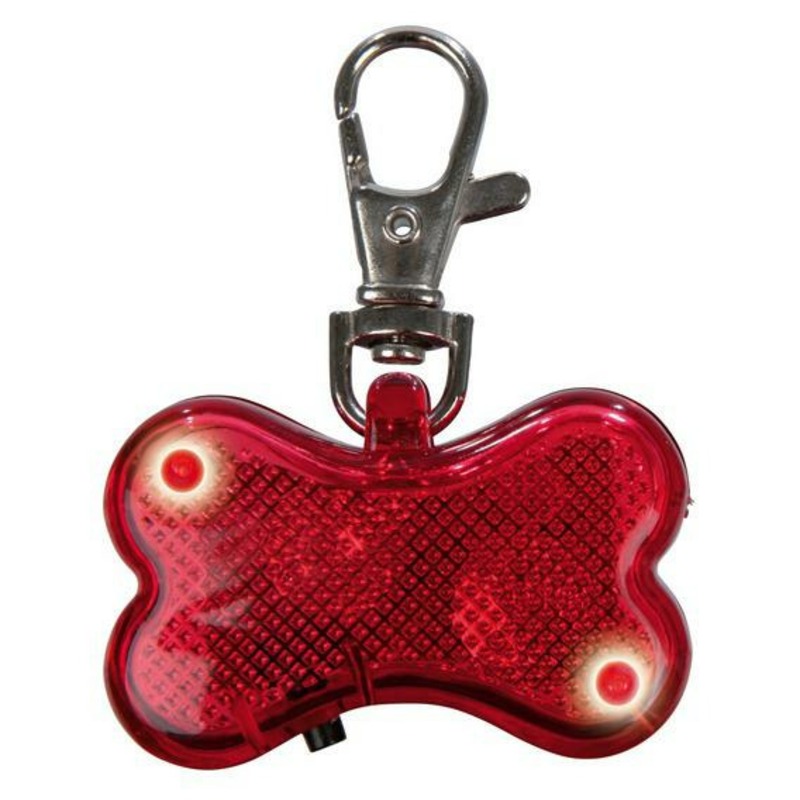 Брелок Trixie Косточка мигающий для собак 4,5 см красного цвета 12v ep27 пятиногий рулевого колеса автомобиля двойной мигающий светодиодный светильник мигающий реле уникальный и прочный