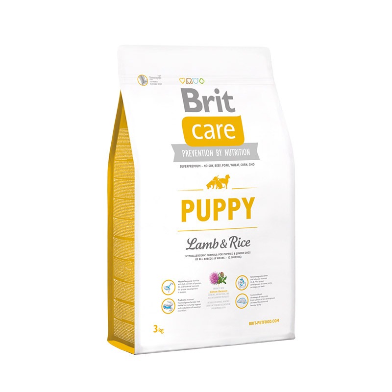 Brit Сухой корм Brit Care Puppy All Breed Lamb & Rice для щенков всех пород с ягненком и рисом - 3 кг сухой корм для щенков titbit ягненок с рисом 3 кг для мелких и средних пород