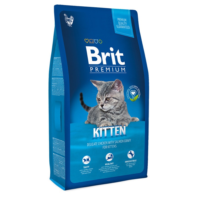 Фото - Brit Brit Premium Cat Kitten - 8 кг brit brit care cat crazy kitten сухой корм для котят беременных и кормящих кошек с курицей и рисом