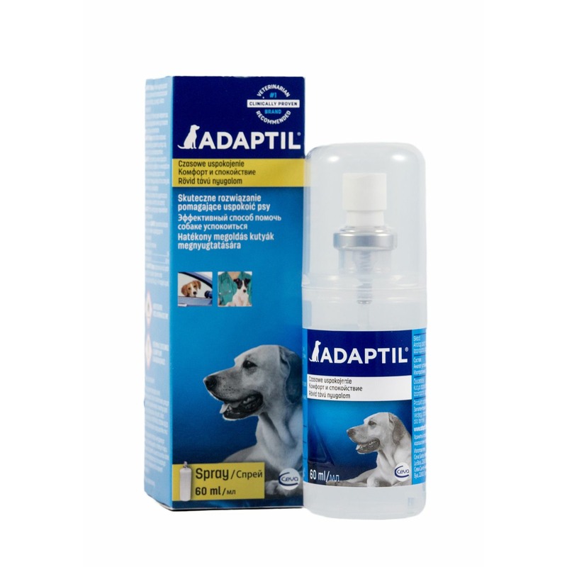 Ceva Adaptil спрей с феромонами для коррекции поведения собак - 60 мл модулятор поведения собак ceva adaptil флакон 48мл