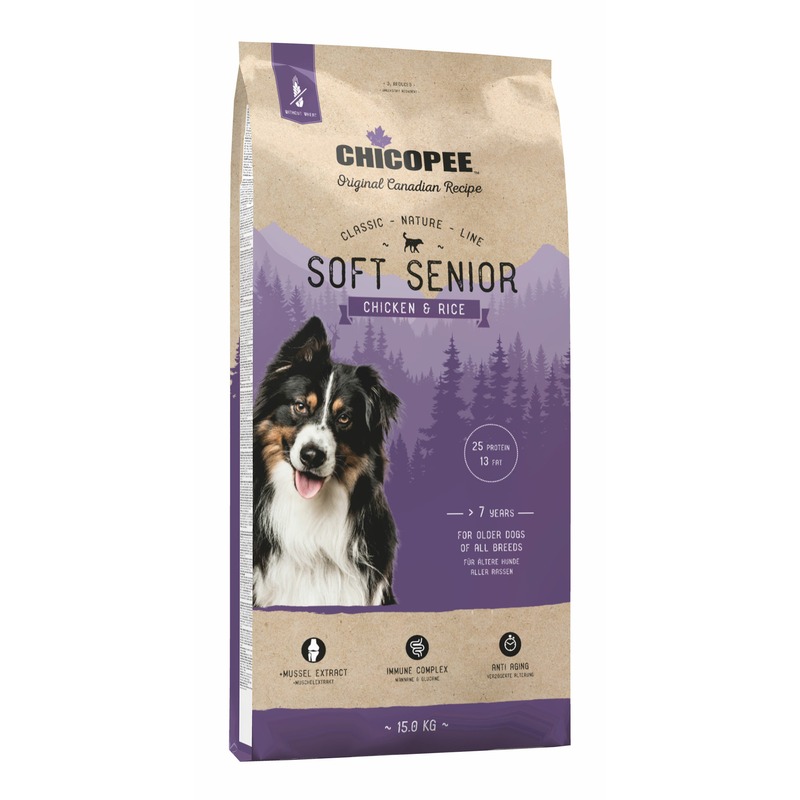 цена Chicopee CNL Soft Senior Chicken & Rice полувлажный корм для пожилых собак всех пород старше 7 лет с курицей и рисом
