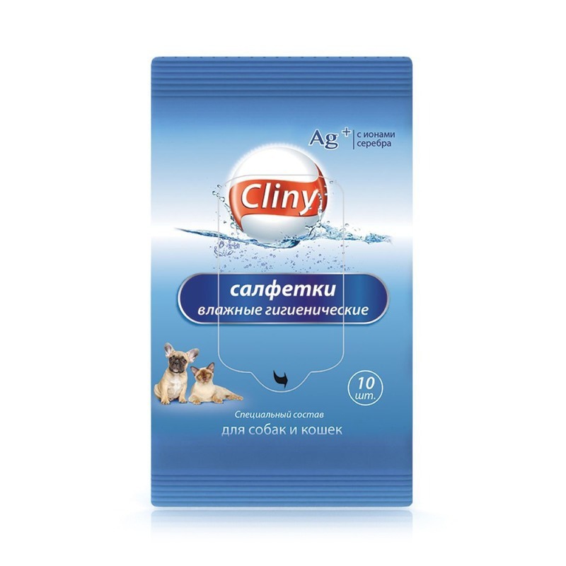 Cliny Влажные салфетки 10 шт cliny cliny влажные салфетки антибактериальные с ионами серебра 10шт 40 г