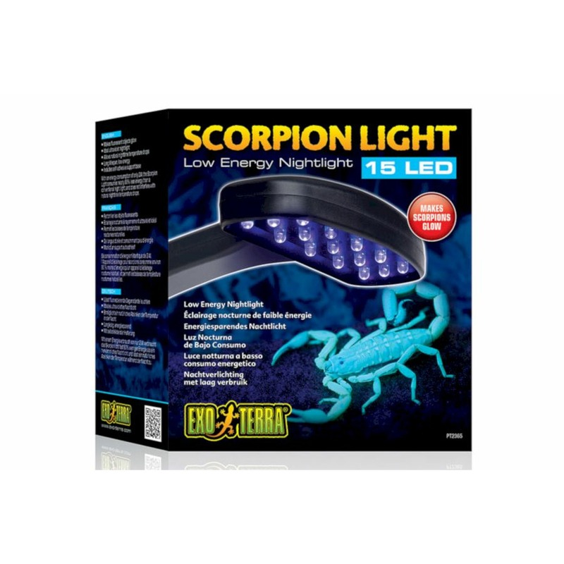 Exo Terra светильник ночной для скорпионов Scorpion Light 15x16 (PT2365) exo terra убежище декор череп крокодила 23х12х7 pt2856