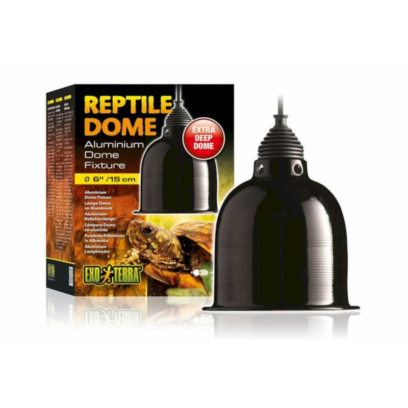 Exo Terra светильник Reptile Dome с отражателем для ламп до 75 Вт 15 (PT2348), 160x160x210 мм