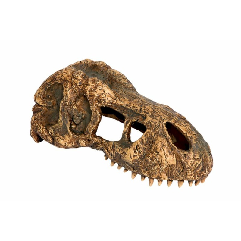 Exo Terra убежище-декор Череп тираннозавра Рекса 15х7х7 см (PT2860) exo terra убежище декор череп крокодила 23х12х7 pt2856