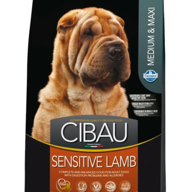 цена Farmina Cibau Sensitive Lamb Medium & Maxi корм для собак