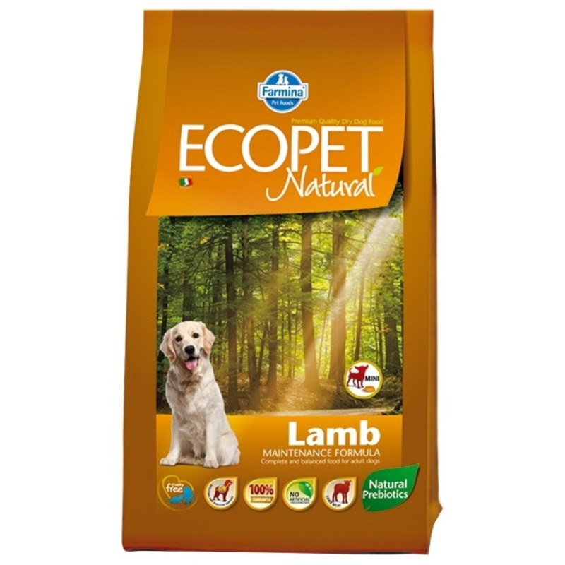 farmina ecopet natural adult mini 2 5 кг Farmina Ecopet Natural Lamb Mini - 2,5 кг