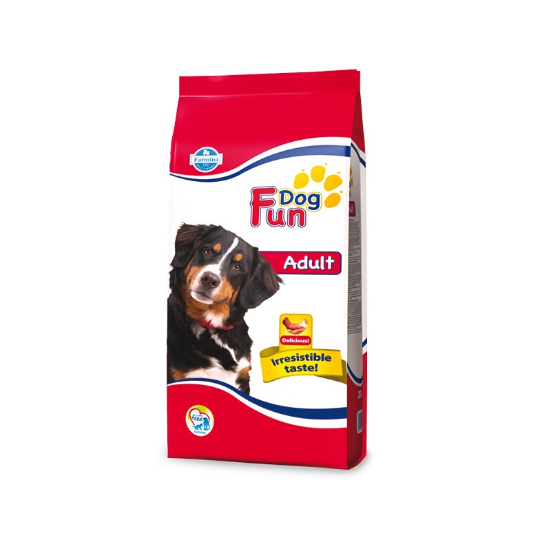 цена Farmina Fun Dog Adult сухой корм с курицей для взрослых собак всех пород