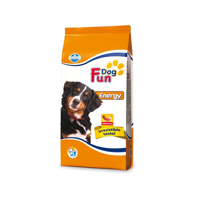 цена Farmina Fun Dog Energy сухой корм с курицей для взрослых собак активных пород - 20 кг
