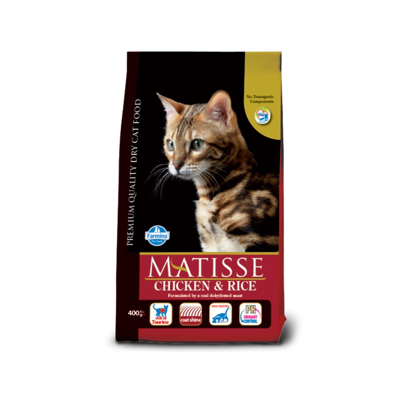 цена Farmina Matisse Chicken & Rice сухой корм с курицей и рисом для взрослых кошек всех пород
