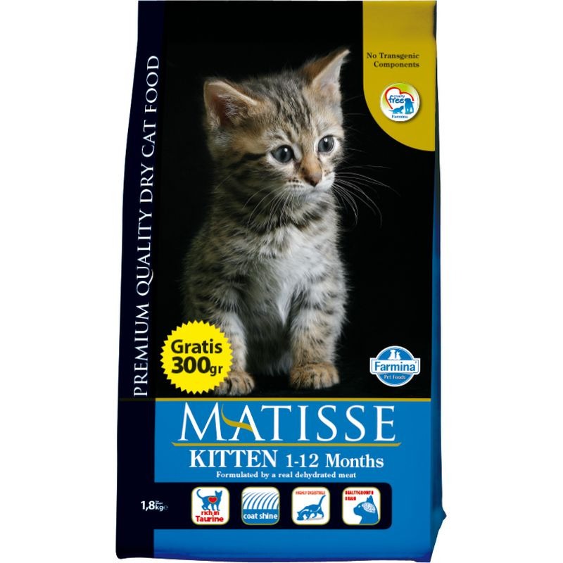 Farmina Matisse Kitten - 1,5 кг повседневный супер премиум для взрослых с курицей мешок Сербия 1 уп. х 1 шт. х 1.5 кг