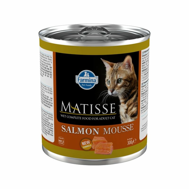 цена Farmina Matisse Mousse Salmon влажный корм для взрослых кошек, с лососем, мусс, в консервах - 300 г