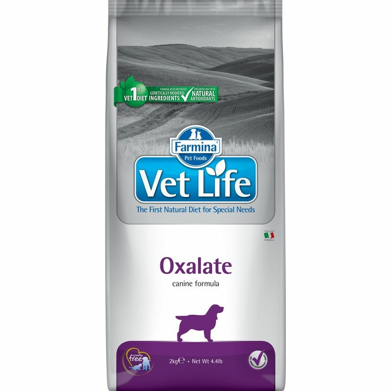 Farmina Vet Life Natural Diet Dog Oxalate - 2 кг forza10 intestinal colon fase полнорационный диетический корм для взрослых собак с рыбой 4 кг