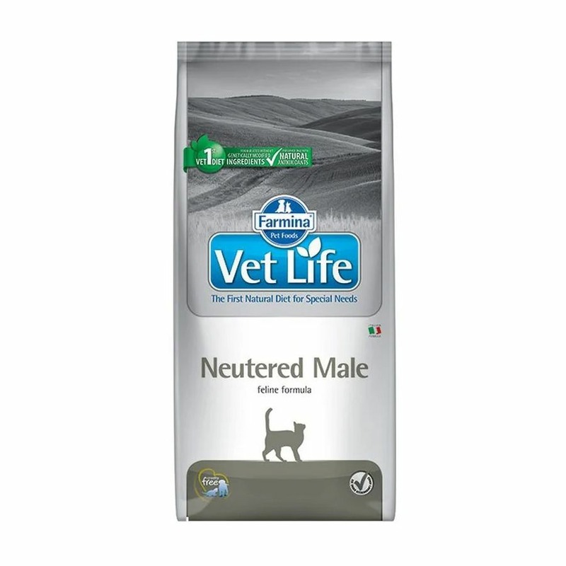 цена Farmina Vet Life Cat Neutered Male ветеринарный диетический сухой корм для взрослых кастрированных котов