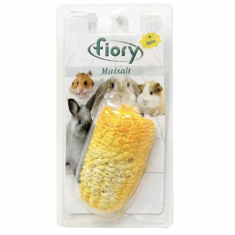 Fiory био-камень для грызунов Maisalt с солью в форме кукурузы 90 г био камень для грызунов fiory 2 55г