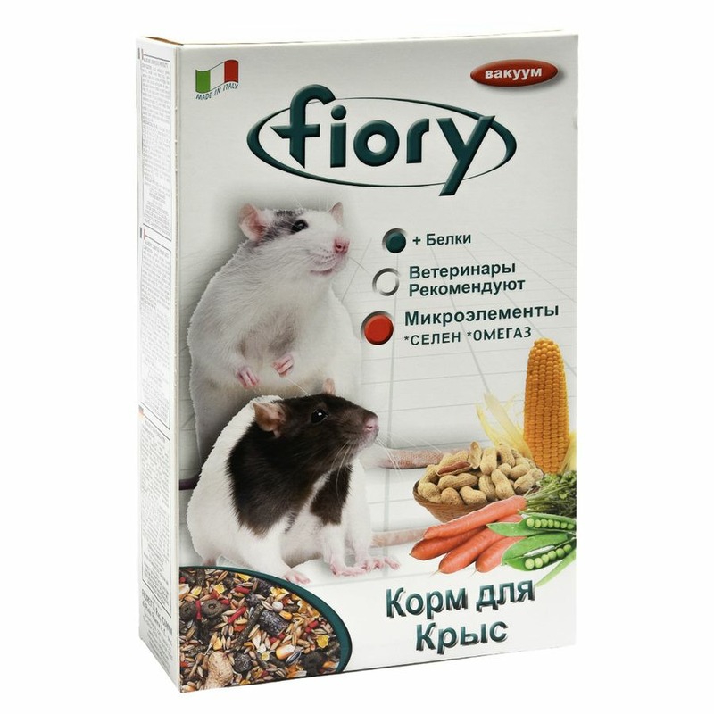 Fiory корм для крыс Ratty 850 г корм для грызунов fiory ratty смесь для крыс сух 850г