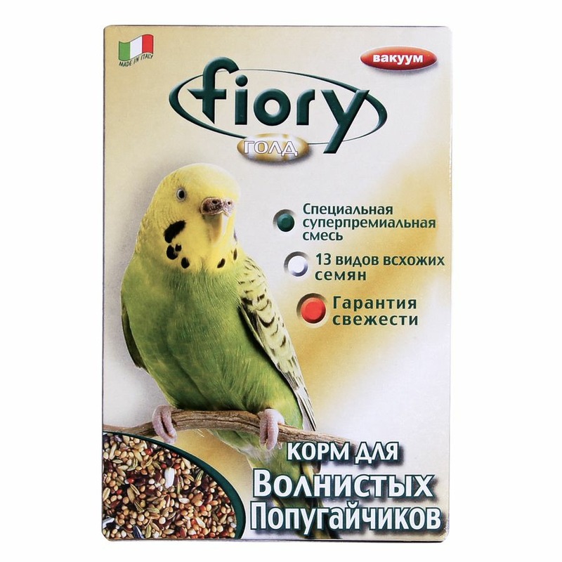 Fiory корм для волнистых попугаев ORO MIX Cocory 400 г корм для попугаев любимчик сбалансированный с витаминами 500 г