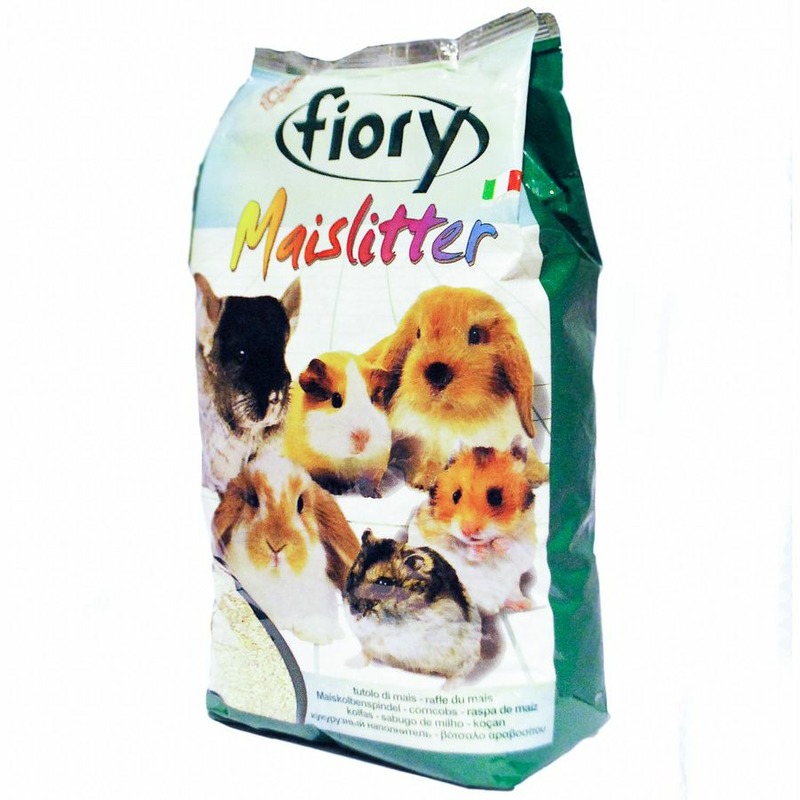 Fiory Maislitter наполнитель кукурузный для грызунов - 5 л fiory woody опилки для грызунов 14 л